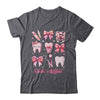 Dental Assistant Cute Pink Coquette Bow Teeth Dentist Squad Shirt & Hoodie | teecentury
