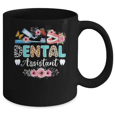 Dental Assistant Leopard Dental Assisting Dental Assistants Mug | teecentury