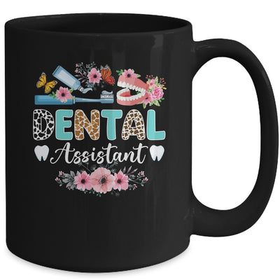 Dental Assistant Leopard Dental Assisting Dental Assistants Mug | teecentury