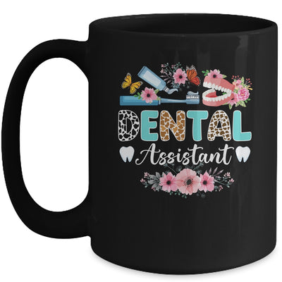 Dental Assistant Leopard Dental Assisting Dental Assistants Mug | teecentury