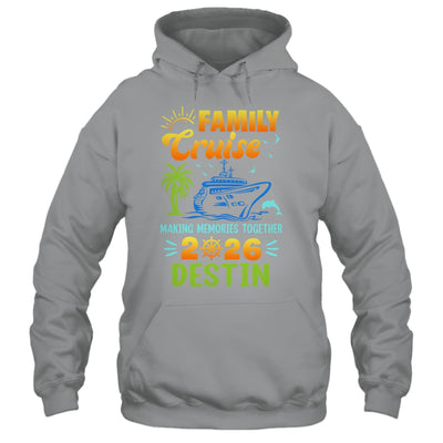 Destin Cruise 2026 Family Friends Group Vacation Matching Shirt & Tank Top | teecentury