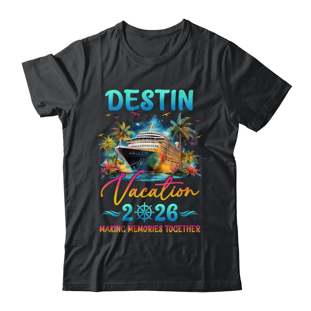 Destin Family Vacation 2026 Matching Group Summer Shirt & Tank Top | teecentury