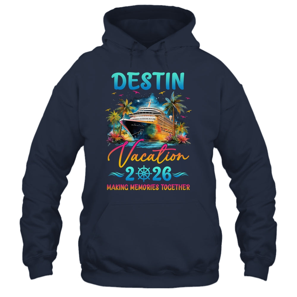 Destin Family Vacation 2026 Matching Group Summer Shirt & Tank Top | teecentury