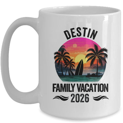 Destin Family Vacation 2026 Matching Outfits Beach Summer Mug | teecentury