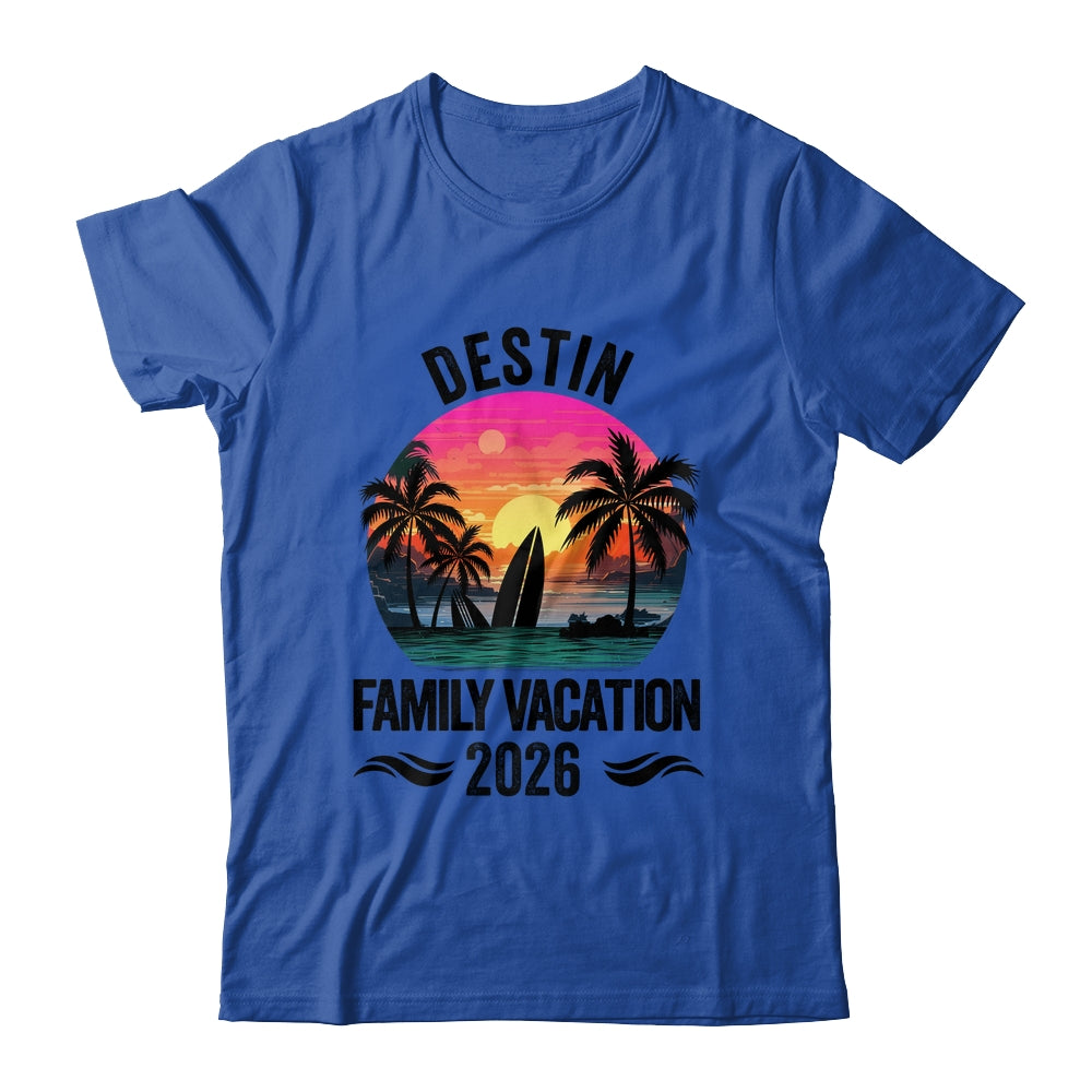 Destin Family Vacation 2026 Matching Outfits Beach Summer Shirt & Tank Top | teecentury
