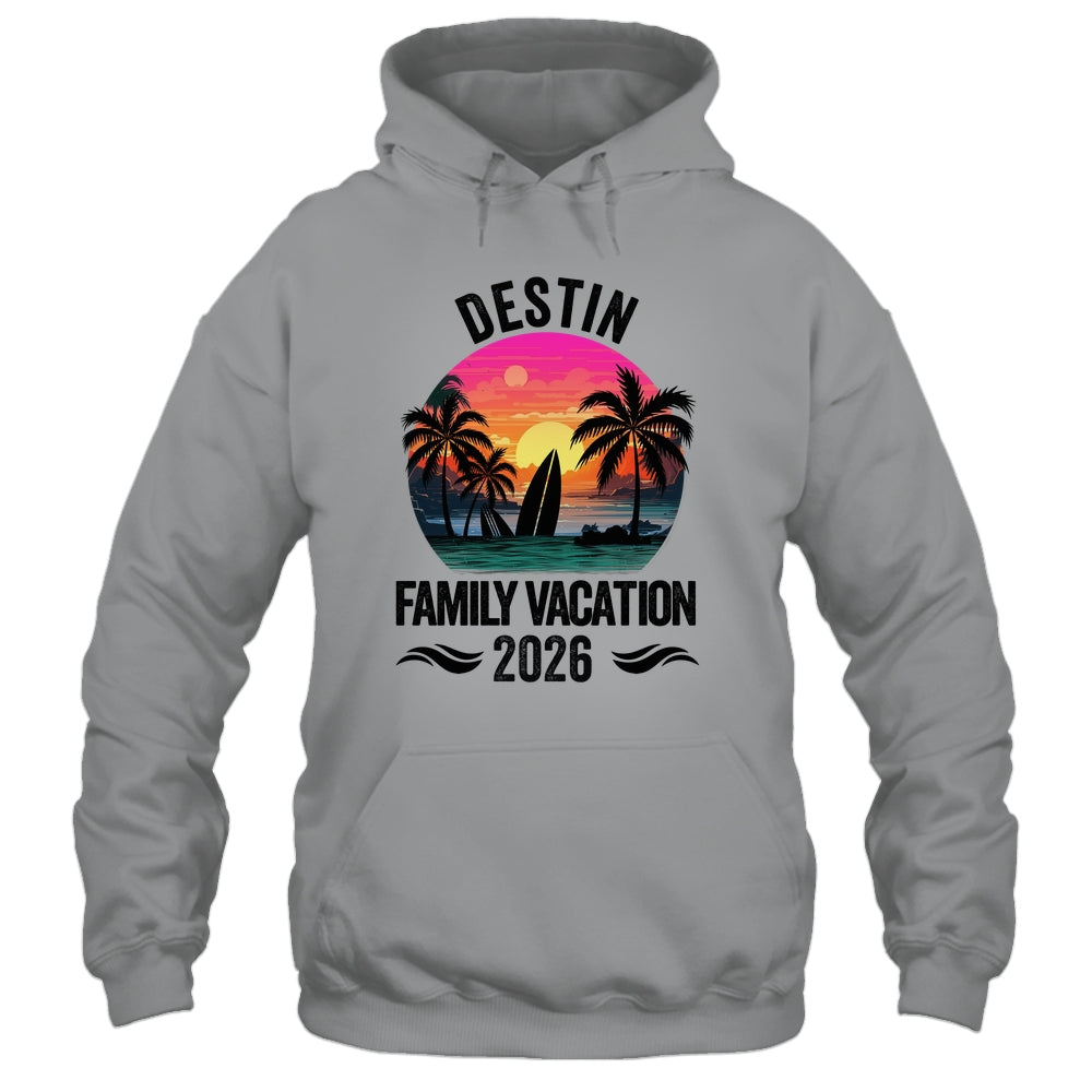 Destin Family Vacation 2026 Matching Outfits Beach Summer Shirt & Tank Top | teecentury