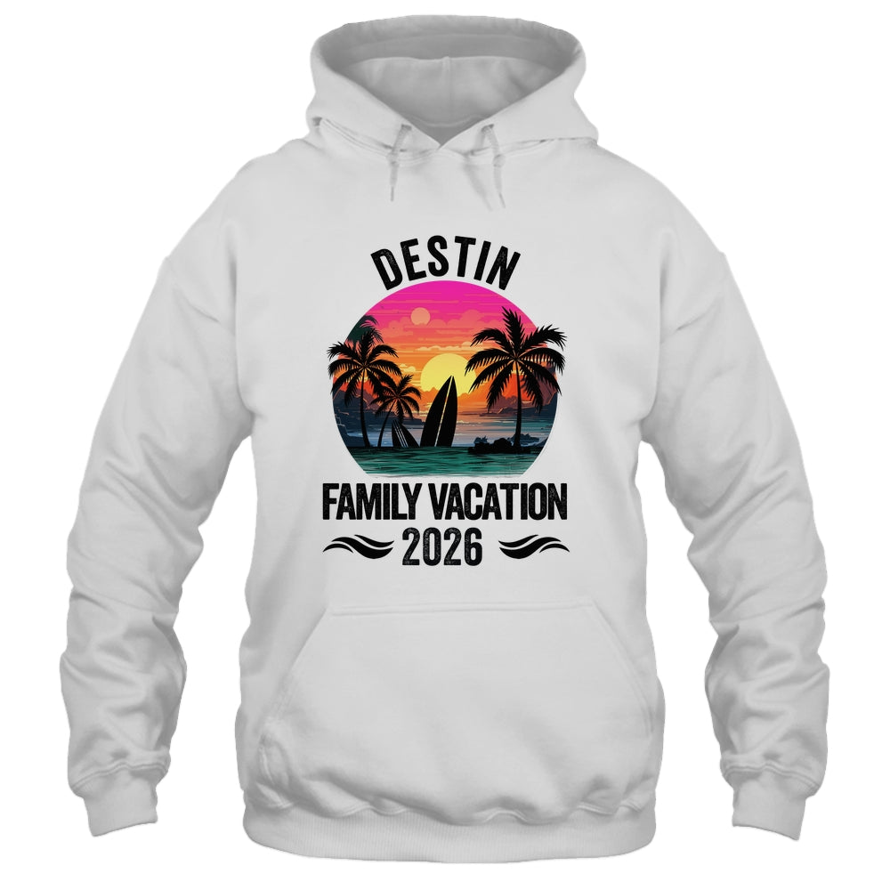 Destin Family Vacation 2026 Matching Outfits Beach Summer Shirt & Tank Top | teecentury