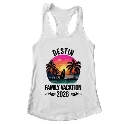 Destin Family Vacation 2026 Matching Outfits Beach Summer Shirt & Tank Top | teecentury