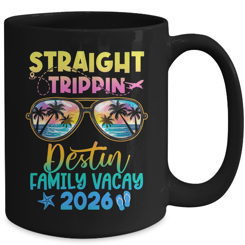 Destin Family Vacay Vacation 2026 Straight Trippin Mug | teecentury