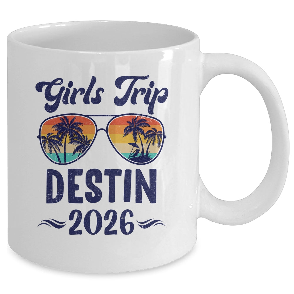 Destin Girls Trip Beach Vacation 2026 Matching Group Mug | teecentury