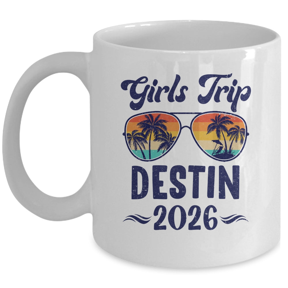 Destin Girls Trip Beach Vacation 2026 Matching Group Mug | teecentury