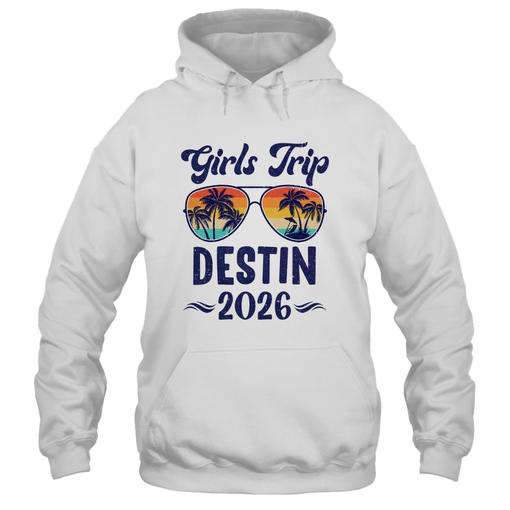 Destin Girls Trip Beach Vacation 2026 Matching Group Shirt & Tank Top | teecentury