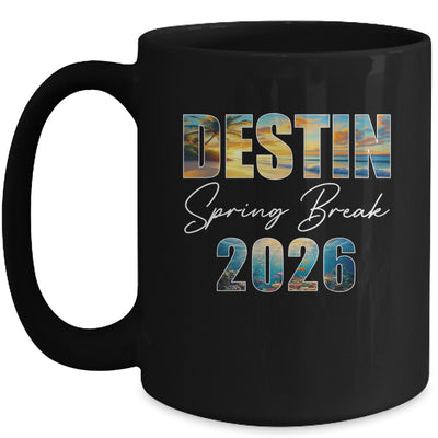 Destin Spring Break 2026 Summer Vacation Beach Mug | teecentury