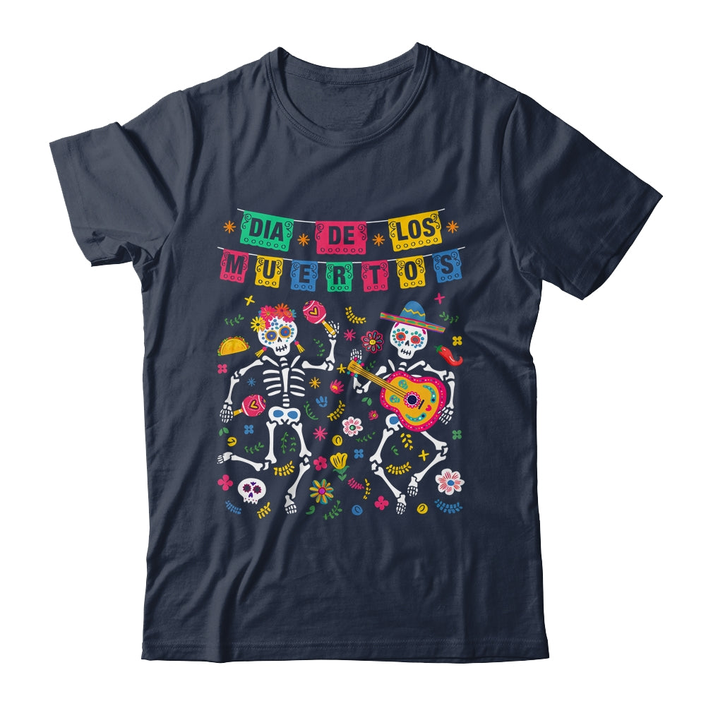 Dia De Los Muertos 2024 Mexican Skeleton Dancing Men Women Shirt & Hoodie | teecentury