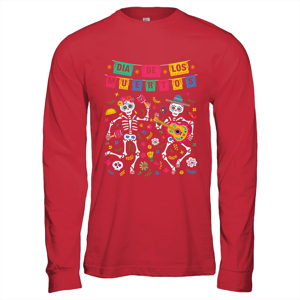 Dia De Los Muertos 2024 Mexican Skeleton Dancing Men Women Shirt & Hoodie | teecentury