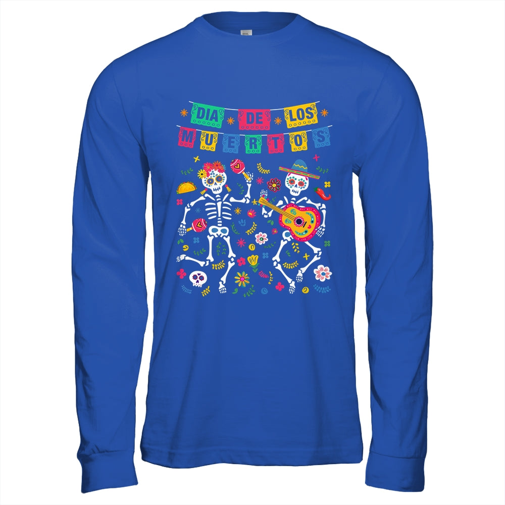 Dia De Los Muertos 2024 Mexican Skeleton Dancing Men Women Shirt & Hoodie | teecentury