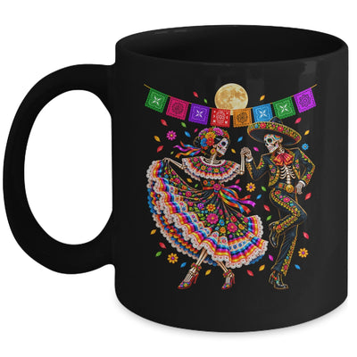 Dia De Los Muertos Dancing Skull Day Of The Dead Men Women Mug | teecentury