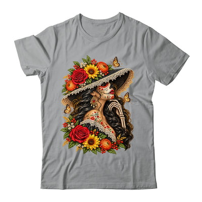 Dia De Los Muertos Flower Catrina Day Of The Dead Women Shirt & Tank Top | teecentury