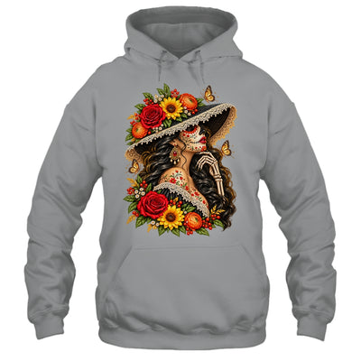 Dia De Los Muertos Flower Catrina Day Of The Dead Women Shirt & Tank Top | teecentury