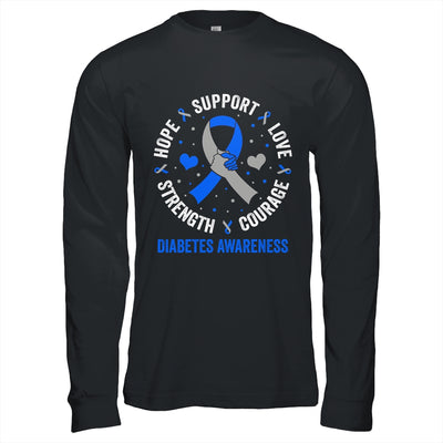 Diabetes Awareness Diabetic Love Support T2D T1D Diabetes Shirt & Hoodie | teecentury