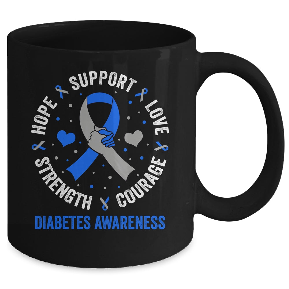 Diabetes Awareness Diabetic Love Support T2D T1D Diabetes Mug | teecentury