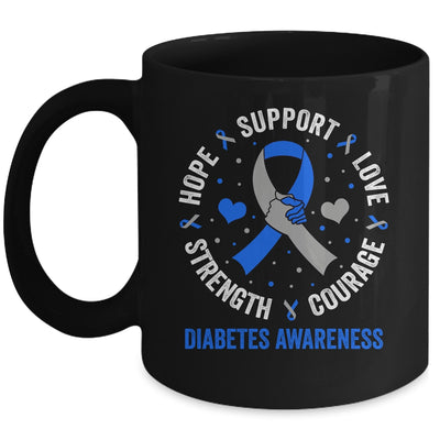 Diabetes Awareness Diabetic Love Support T2D T1D Diabetes Mug | teecentury