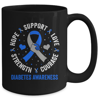 Diabetes Awareness Diabetic Love Support T2D T1D Diabetes Mug | teecentury