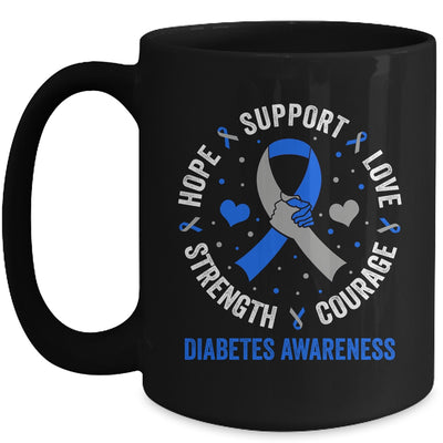 Diabetes Awareness Diabetic Love Support T2D T1D Diabetes Mug | teecentury