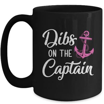 Dibs On The Captain Funny Boating Captain Wife Mug | teecentury