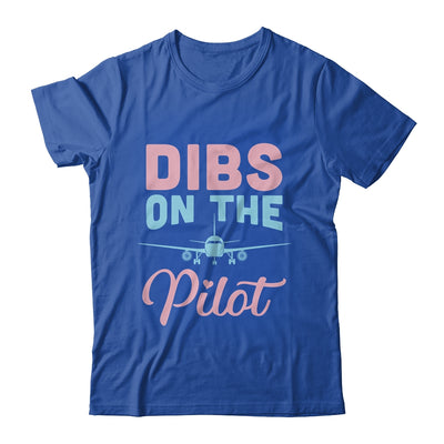 Dibs On The Pilot's Wife Funny Airman's Wife Girlfriend Shirt & Tank Top | teecentury