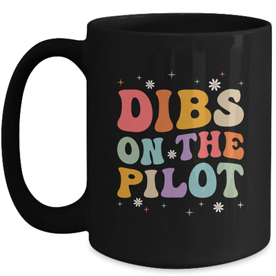 Dibs On The Pilot's Wife Funny Pilot's Girlfriend Wife Mug | teecentury