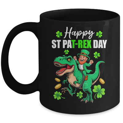 Dino St Patricks Day Kids Saint Patricks Boys Leprechaun Mug | teecentury