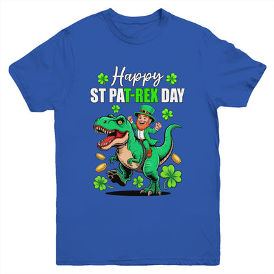 Dino St Patricks Day Kids Saint Patricks Boys Leprechaun Youth Shirt | teecentury