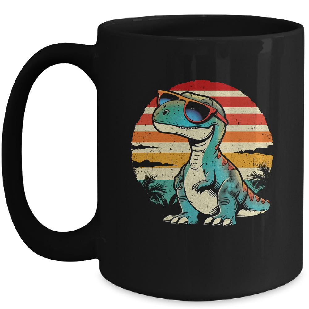 Dinosaur T-Rex Retro Novelty Men Kids Women Funny Dinosaur Mug | teecentury
