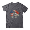 Dirt Bike American Flag Motocross Biker Vintage USA Shirt & Hoodie | teecentury