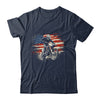 Dirt Bike American Flag Motocross Biker Vintage USA Shirt & Hoodie | teecentury