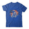 Dirt Bike American Flag Motocross Biker Vintage USA Shirt & Hoodie | teecentury