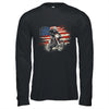 Dirt Bike American Flag Motocross Biker Vintage USA Shirt & Hoodie | teecentury