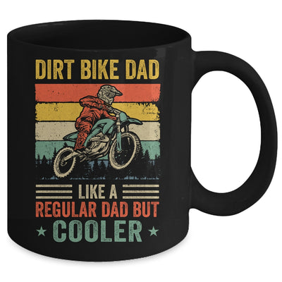 Dirt Bike Dad Like Regular Dad But Cooler Motocross Dad Men Mug | teecentury