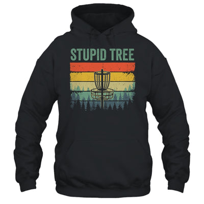 Disc Golf For Men Women Funny Stupid Tree Retro Disc Golf Shirt & Tank Top | teecentury