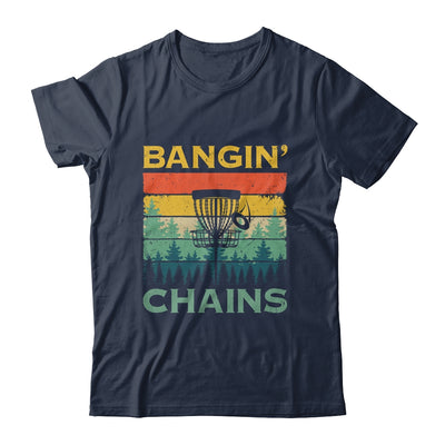 Disc Golf Funny Banging Chains Retro Disc Golfer Men Women Shirt & Tank Top | teecentury