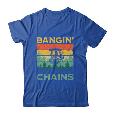 Disc Golf Funny Banging Chains Retro Disc Golfer Men Women Shirt & Tank Top | teecentury