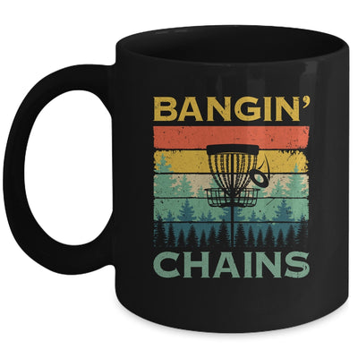 Disc Golf Funny Banging Chains Retro Disc Golfer Men Women Mug | teecentury