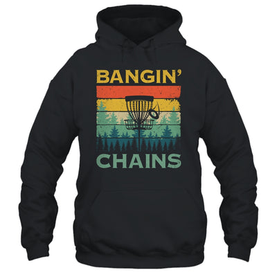 Disc Golf Funny Banging Chains Retro Disc Golfer Men Women Shirt & Tank Top | teecentury