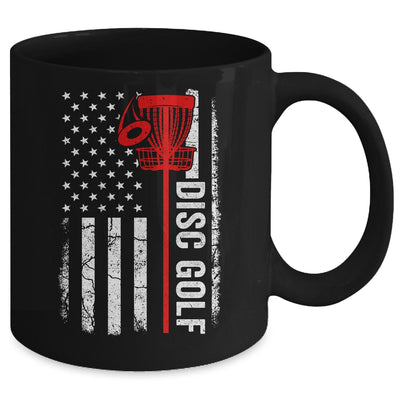 Disc Golf Player American Flag Disc Golf For Men Women Mug | teecentury