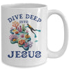 Dive Deep Into Jesus VBS Christian Scuba Diving Underwater Mug | teecentury