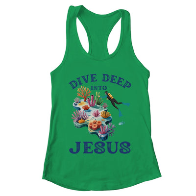 Dive Deep Into Jesus VBS Christian Scuba Diving Underwater Shirt & Tank Top | teecentury