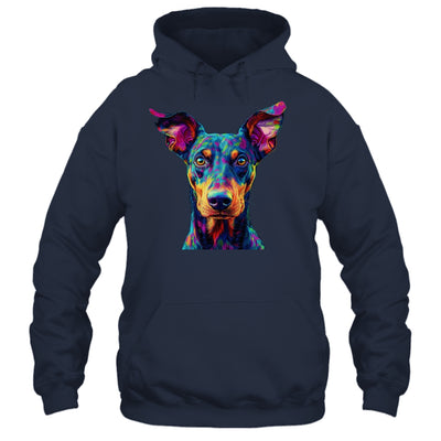 Doberman Dog Colorful Face Dog Lover Men Women Shirt & Tank Top | teecentury