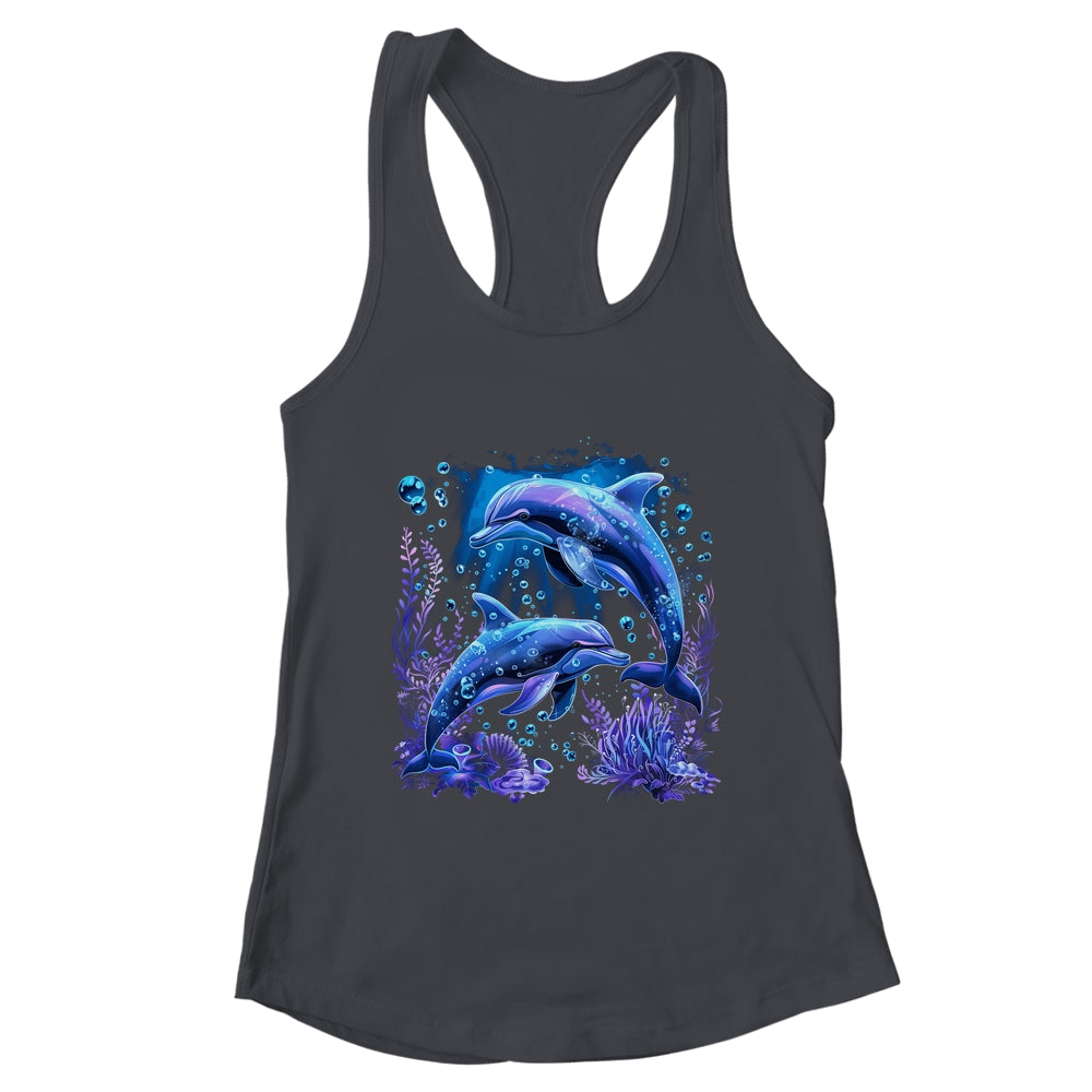 Dolphin Lover Ocean Zoology Zookeeper Marine Biologist Shirt & Tank Top | teecentury