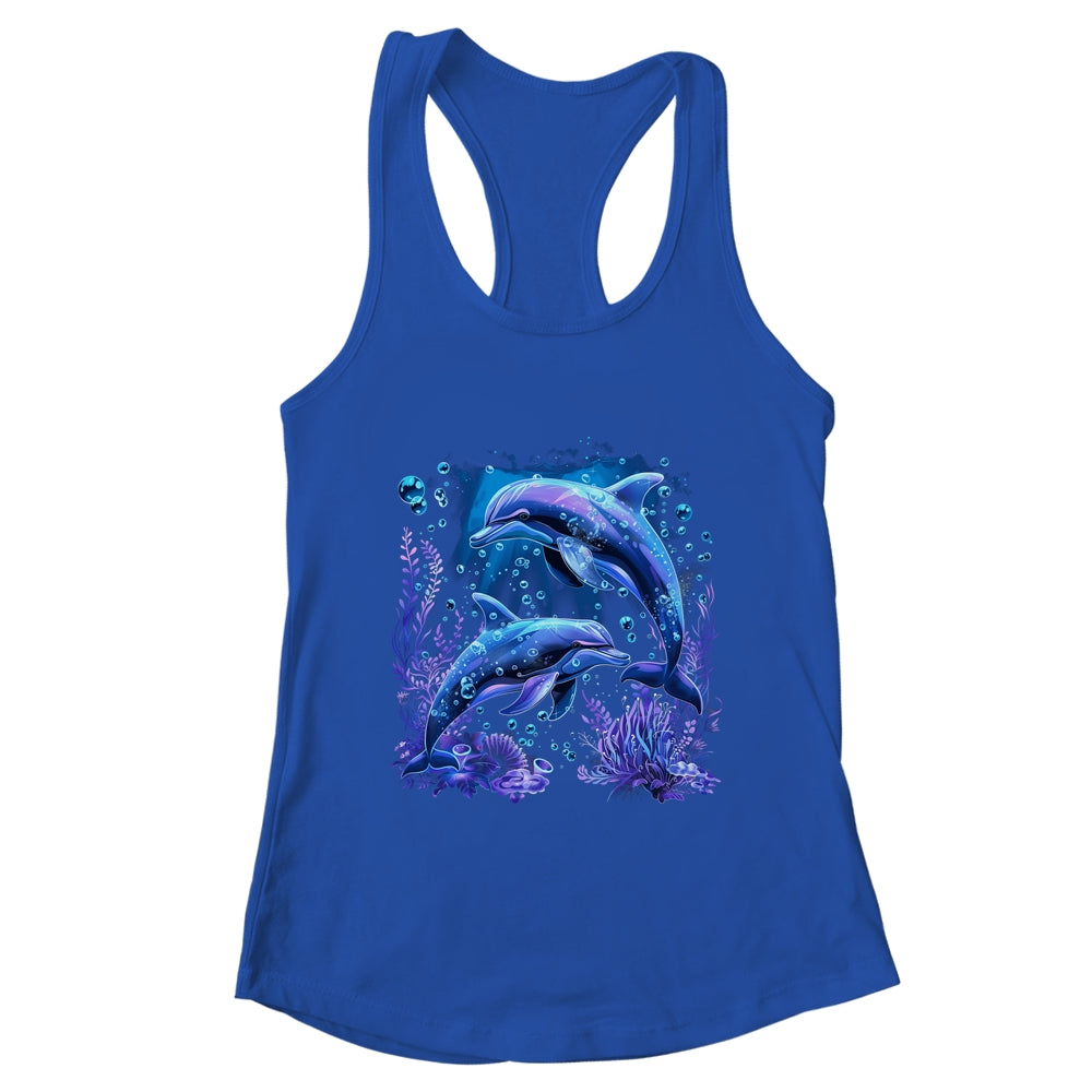 Dolphin Lover Ocean Zoology Zookeeper Marine Biologist Shirt & Tank Top | teecentury